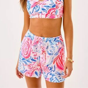 Lilly Pulitzer 5” Croix Linen Shorts | Size L | NWT